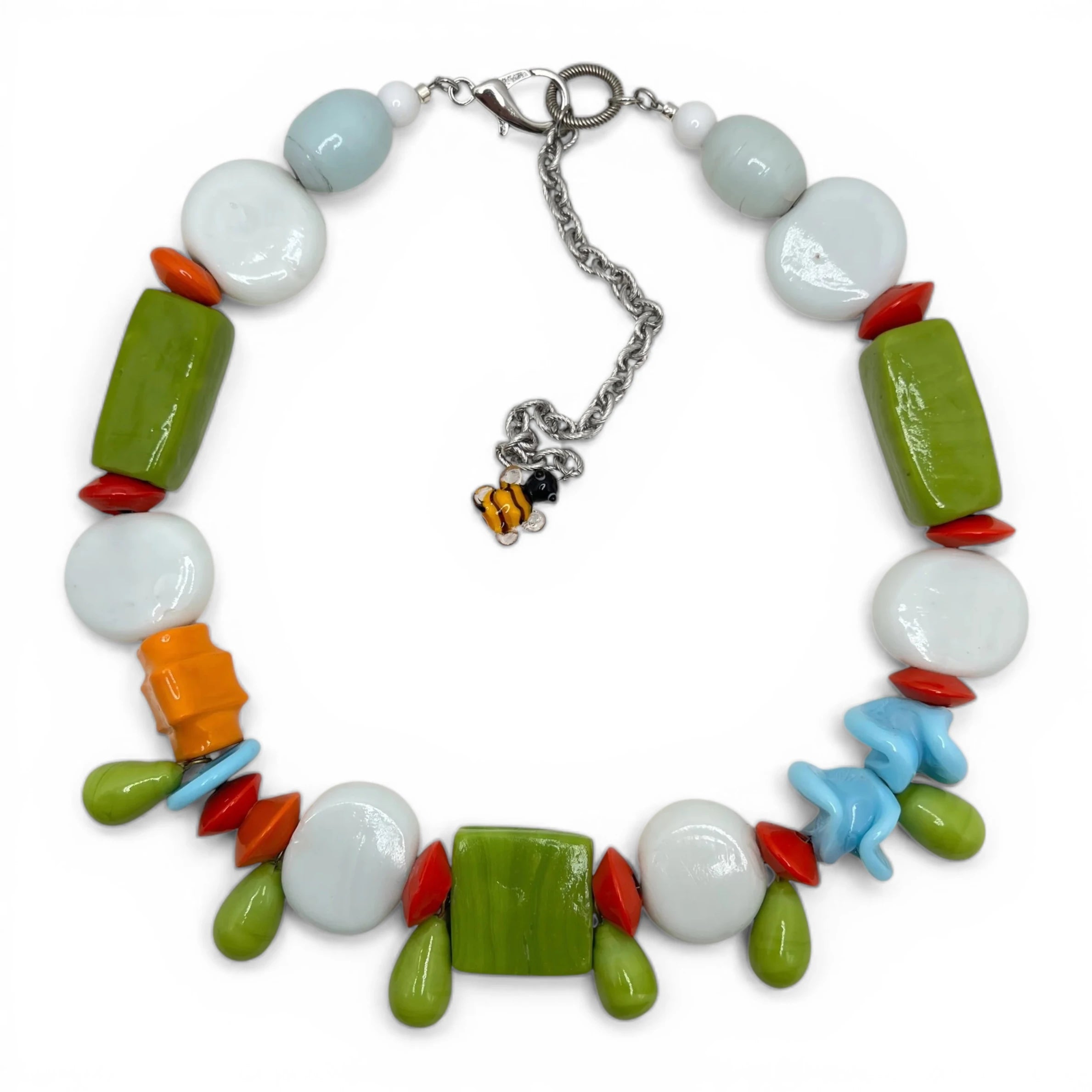 Glass Garden Vintage Venetian Glass Necklace