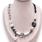 Steel Silver Heart Necklace