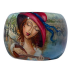 St. Petersburg Hand-Painted Wood Bangle