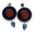 The Swan Princess Hand-Painted Earrings