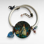 The Fairy Woods Hand-Painted Leather Bracelet