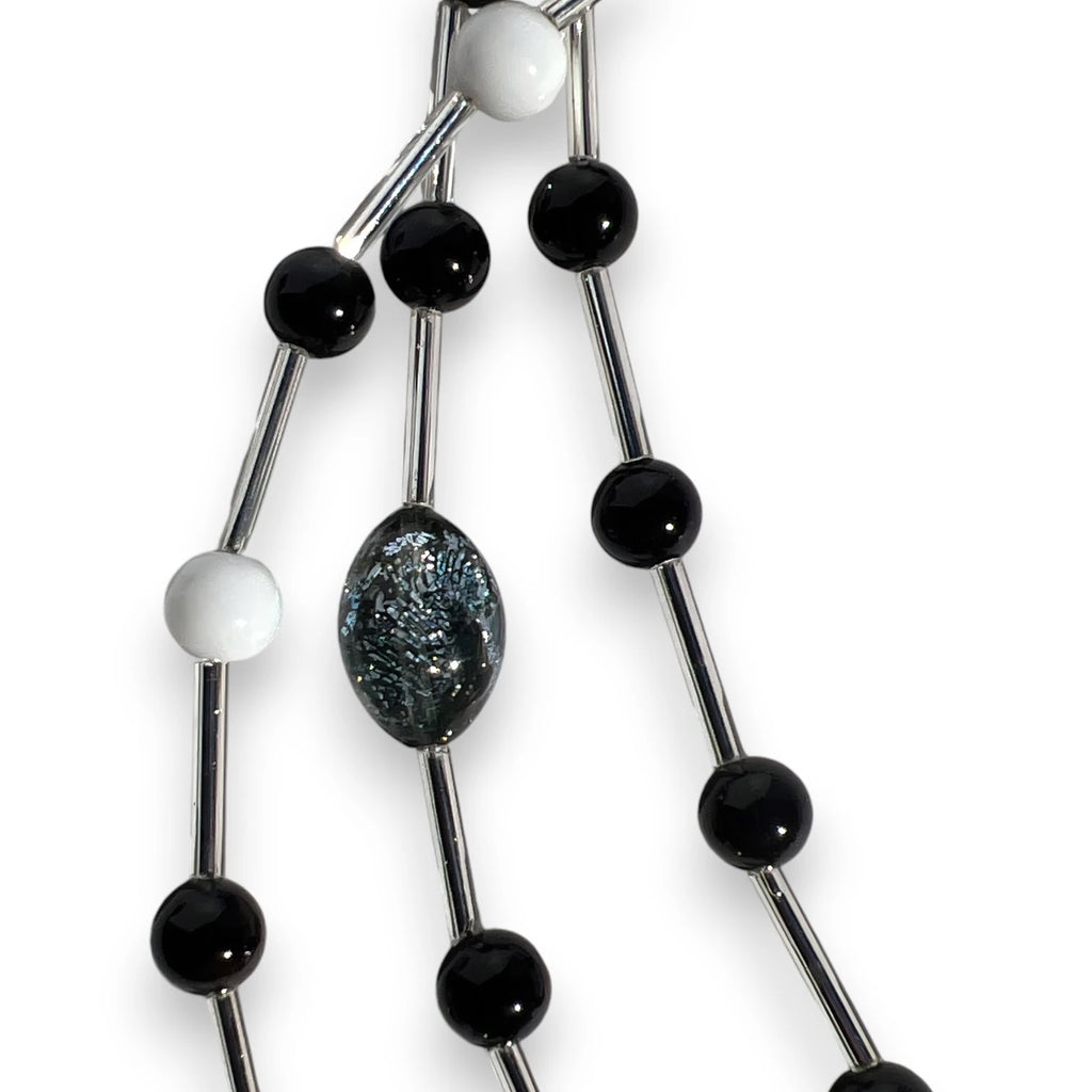Black Luna Heart Necklace