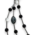Black Luna Heart Necklace