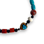 Terra Mare Turquoise and Murano Glass Necklace