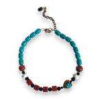 Terra Mare Turquoise and Murano Glass Necklace