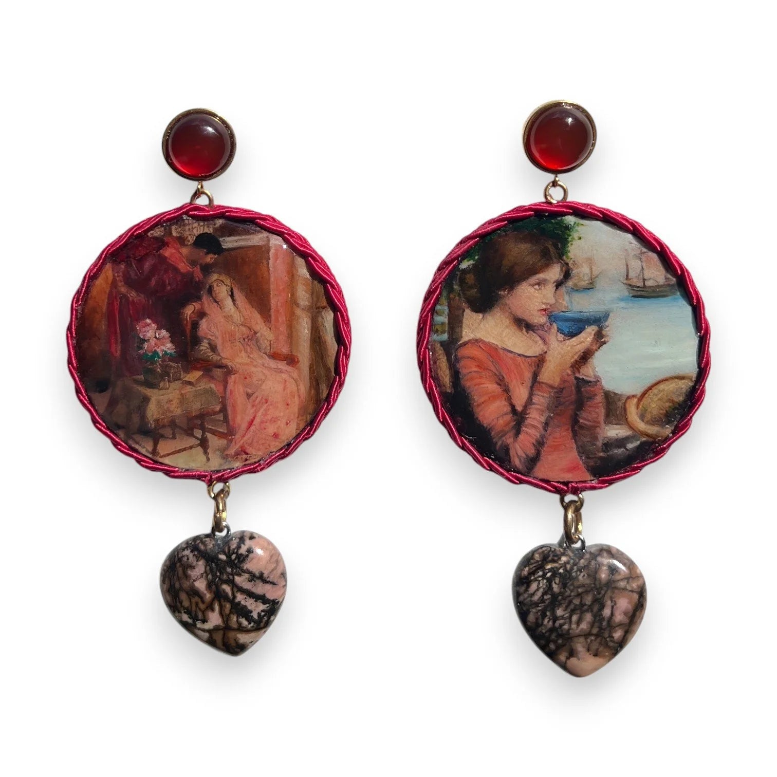 Destiny Hand-Painted Earrings