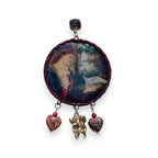 The Love's Messenger Hand-Painted Earrings