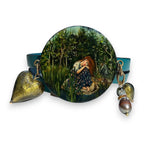 Alenushka Hand-Painted Leather Bracelet