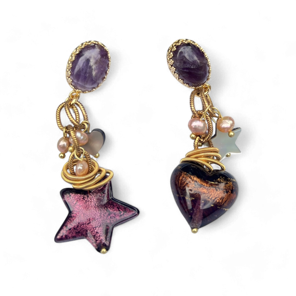 Amethyst Serale Earrings