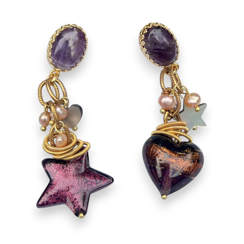 Amethyst Serale Earrings