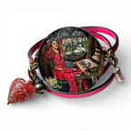 The Lady of Shalott Hand-Painted Leather Bracelet