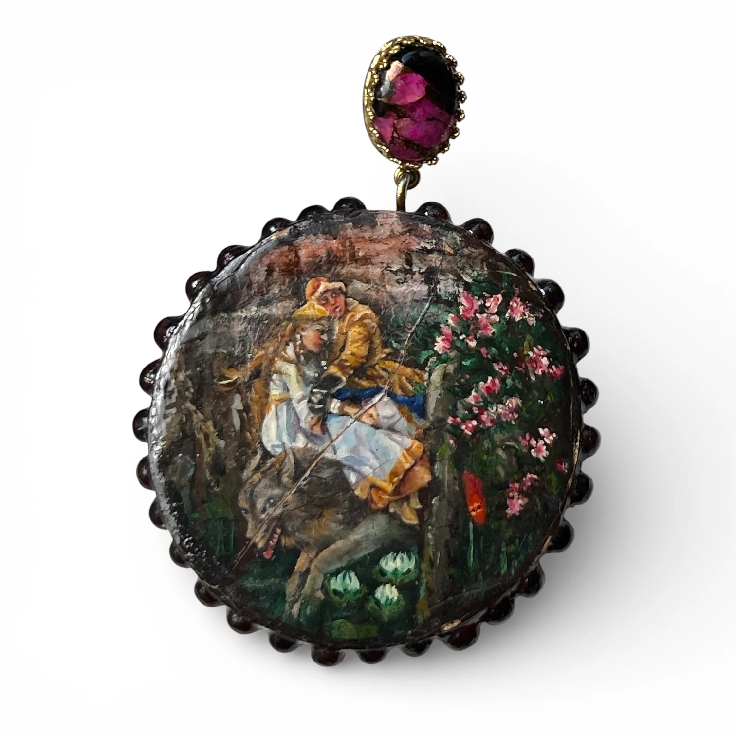 Enchanted Journey Hand-Painted Earrings