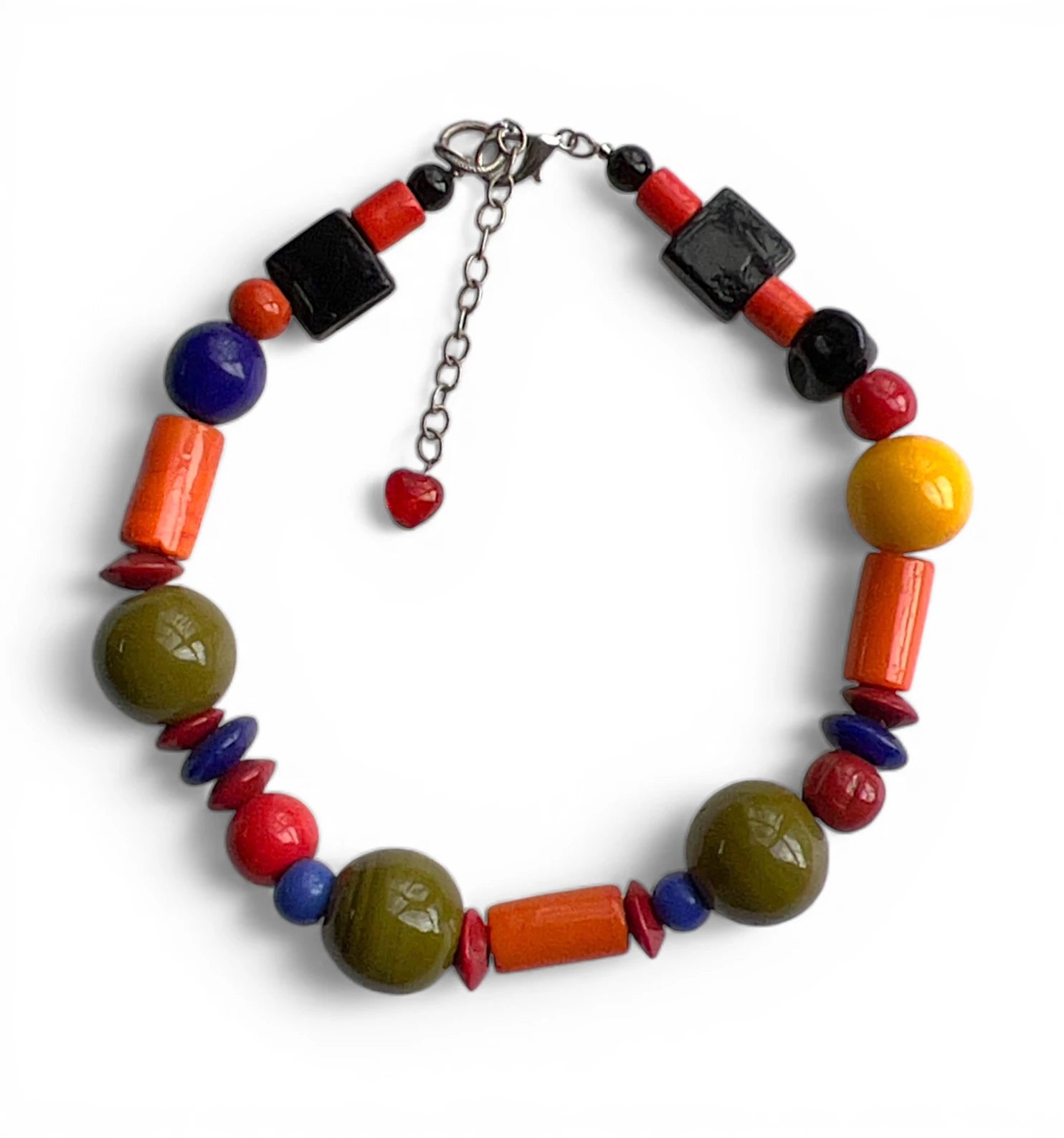 Vibrance Unleashed Vintage Venetian Glass Necklace