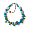 The Azure Tide Vintage Venetian Glass Necklace