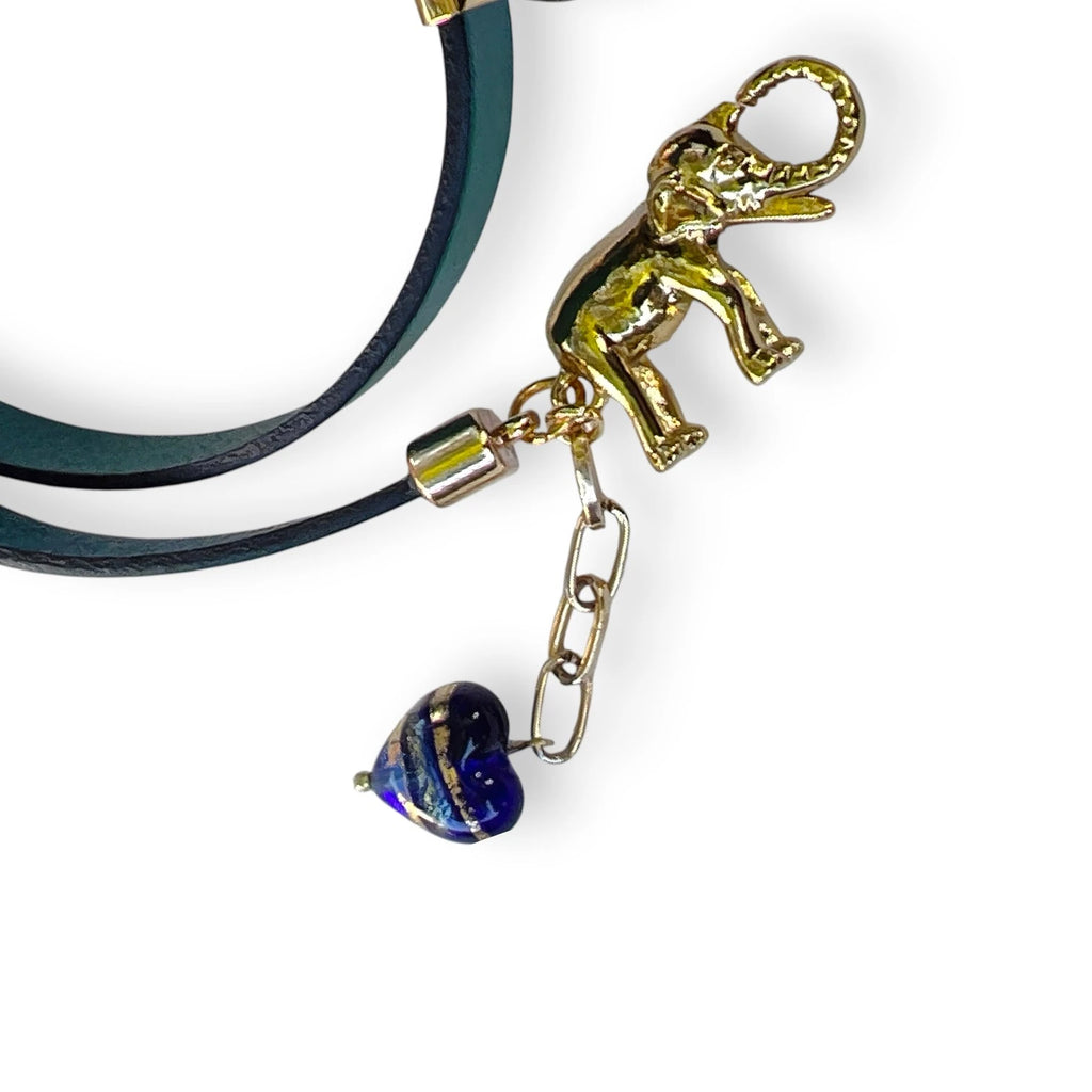 Venus Hand-Painted Leather Bracelet