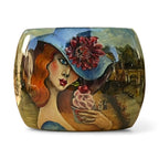 Whispers of Venice Hand-Painted Wood Bracelet