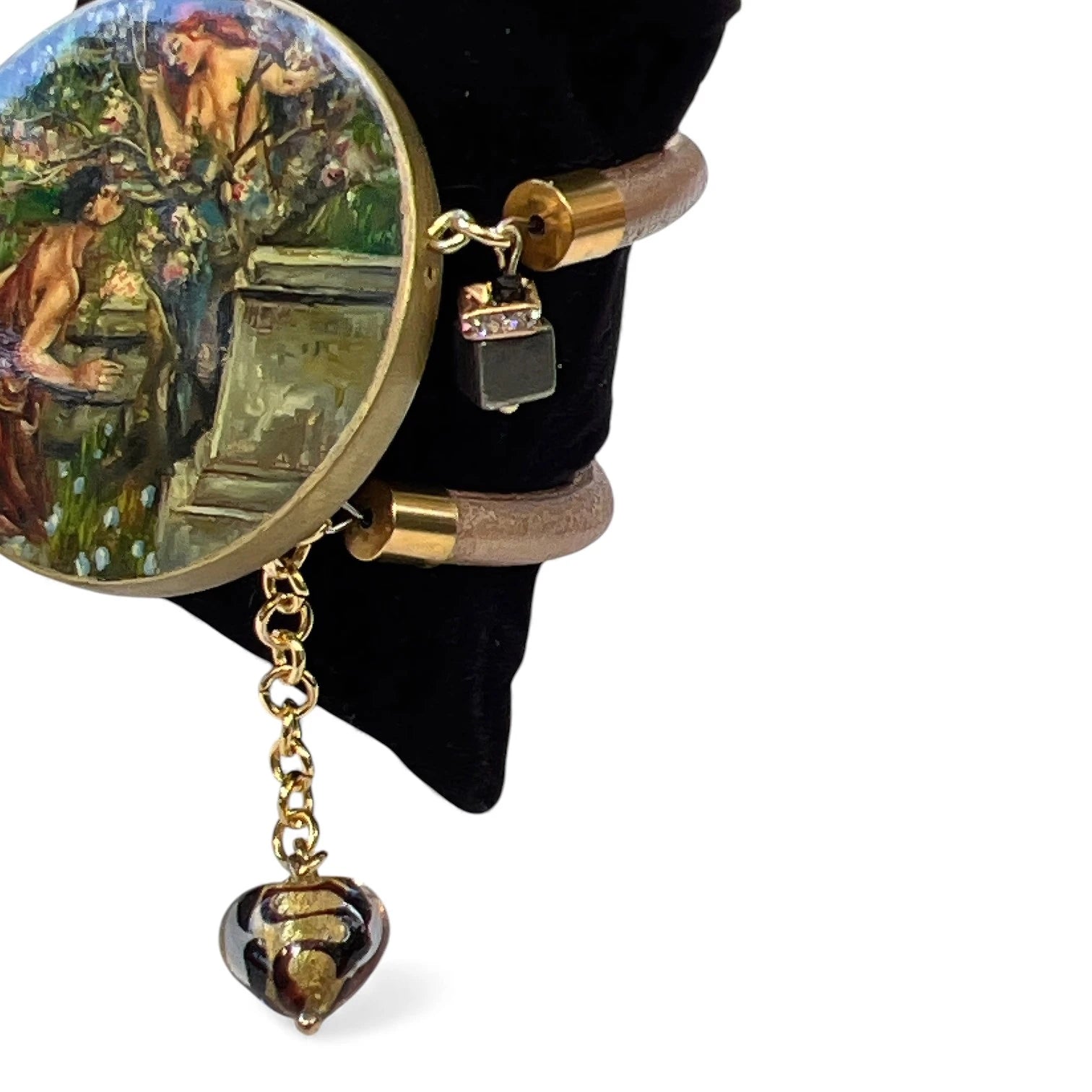 Phyllis & Demophoon Hand-Painted Leather Bracelet