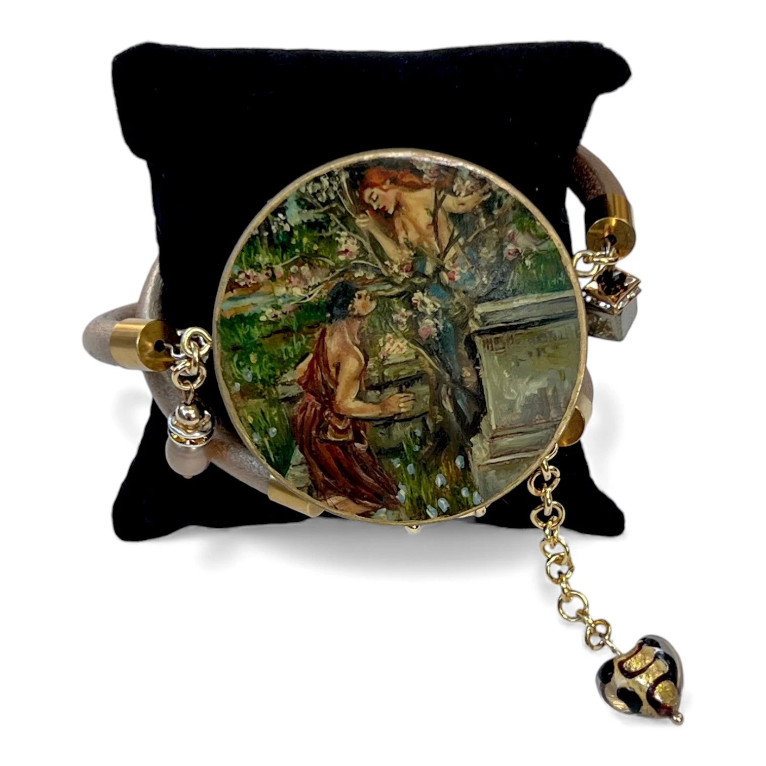 Phyllis & Demophoon Hand-Painted Leather Bracelet