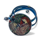 La Pia Hand-Painted Leather Bracelet
